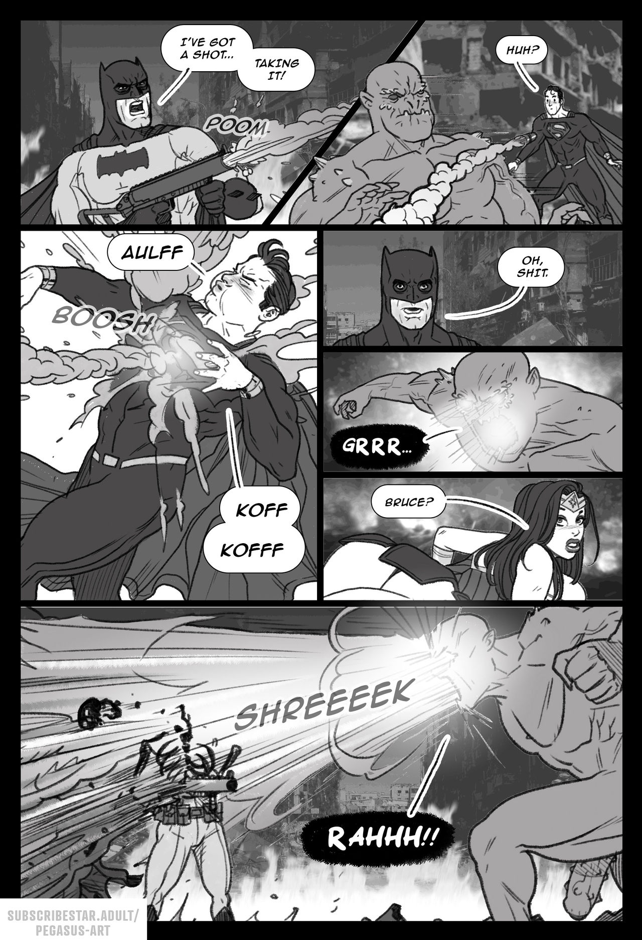 Wonder Woman vs Doomsday – Pegasus [photo 8] - MangaPorn