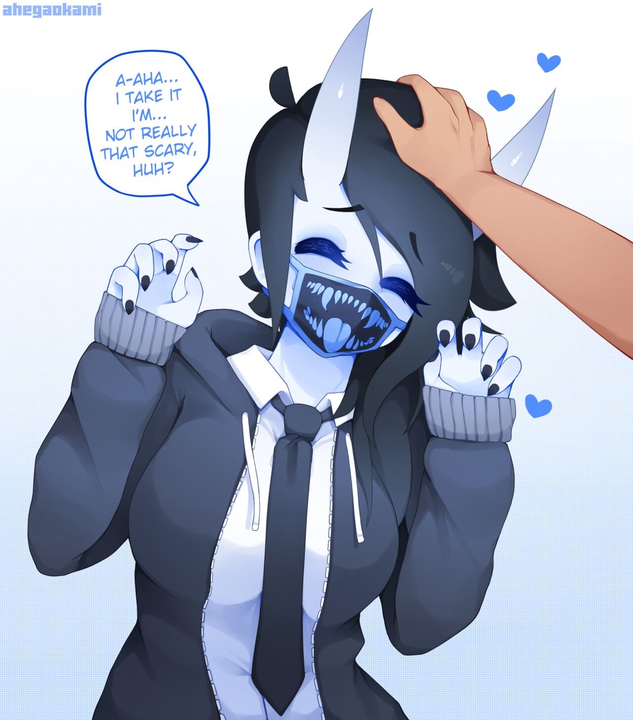 Oh Wow What A Ferocious Oni! So Scary!! – Ahegaokami [photo 7] - MangaPorn