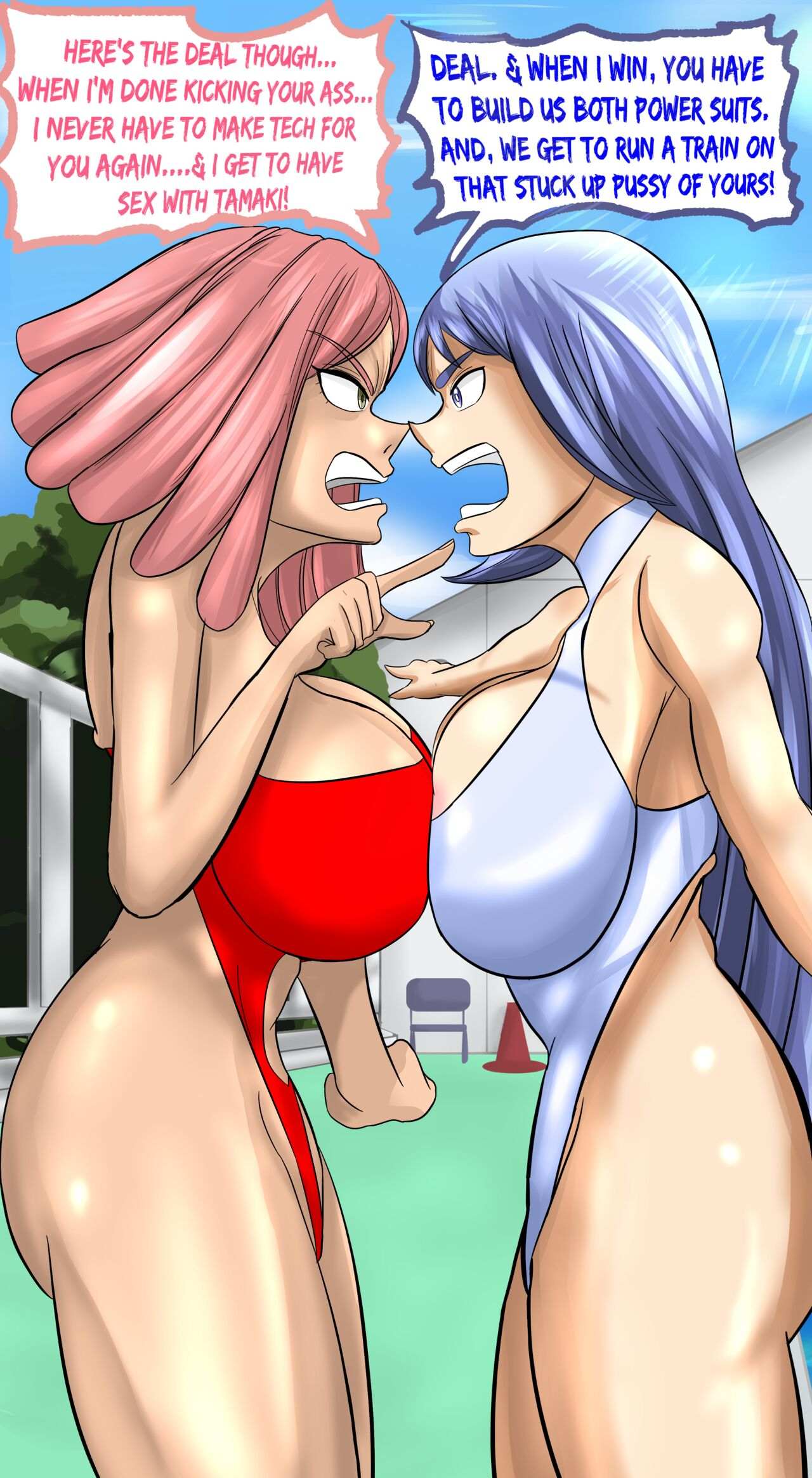 Mei Vs Nejire [photo 15] - MangaPorn