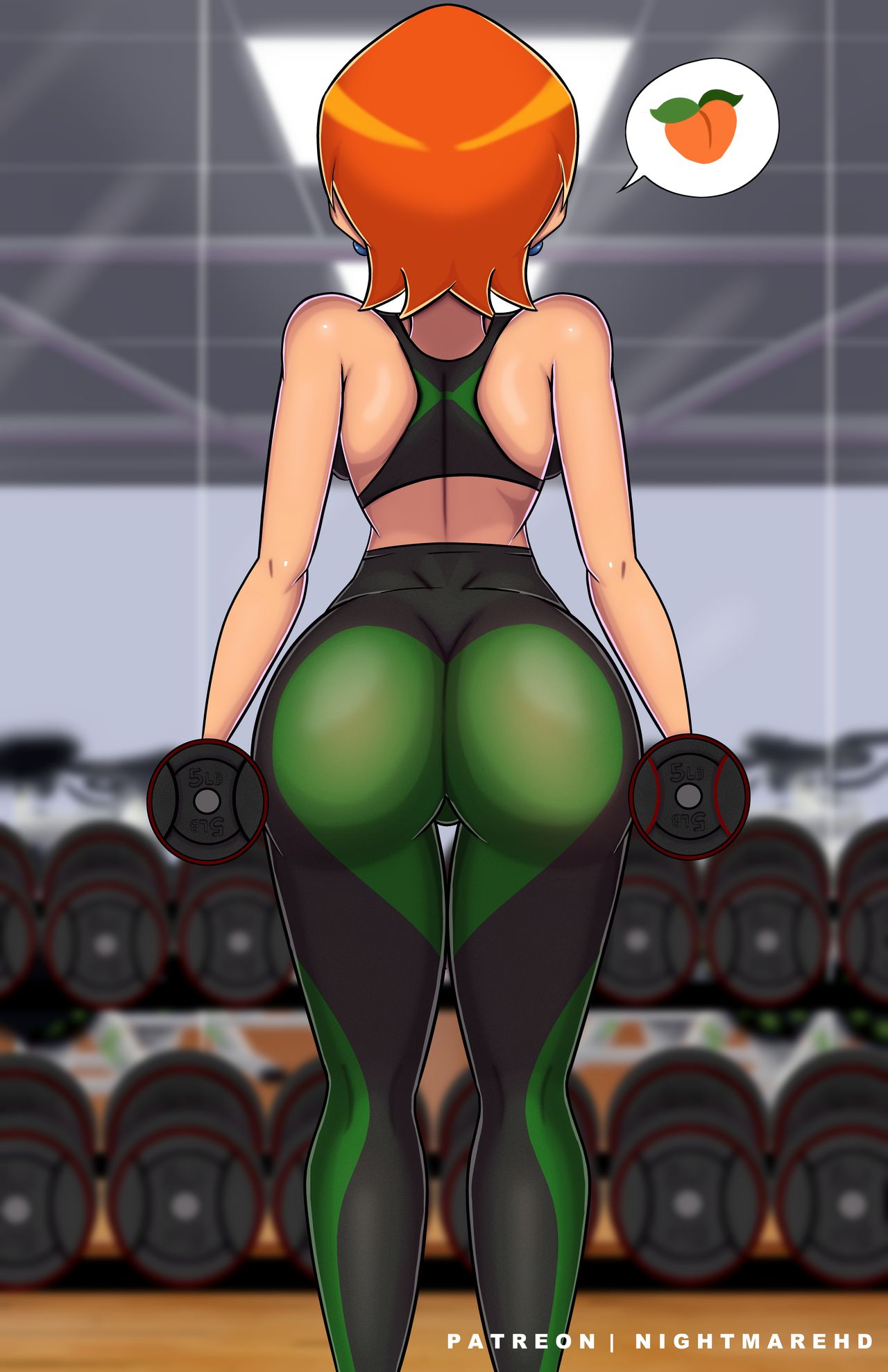 Gwen at gym – NightmareHdraw [photo 3] - MangaPorn