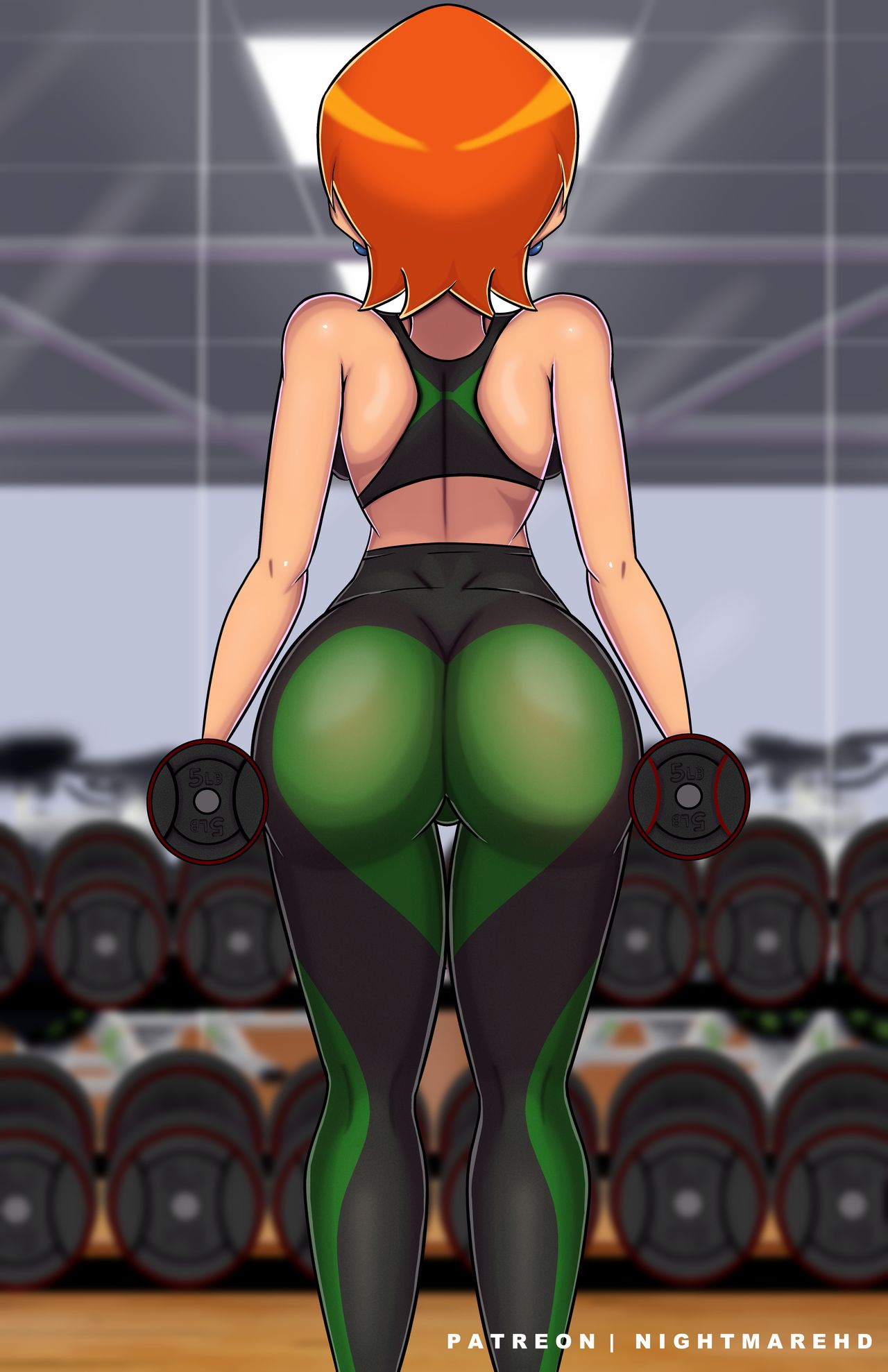 Gwen at gym – NightmareHdraw [photo 7] - MangaPorn