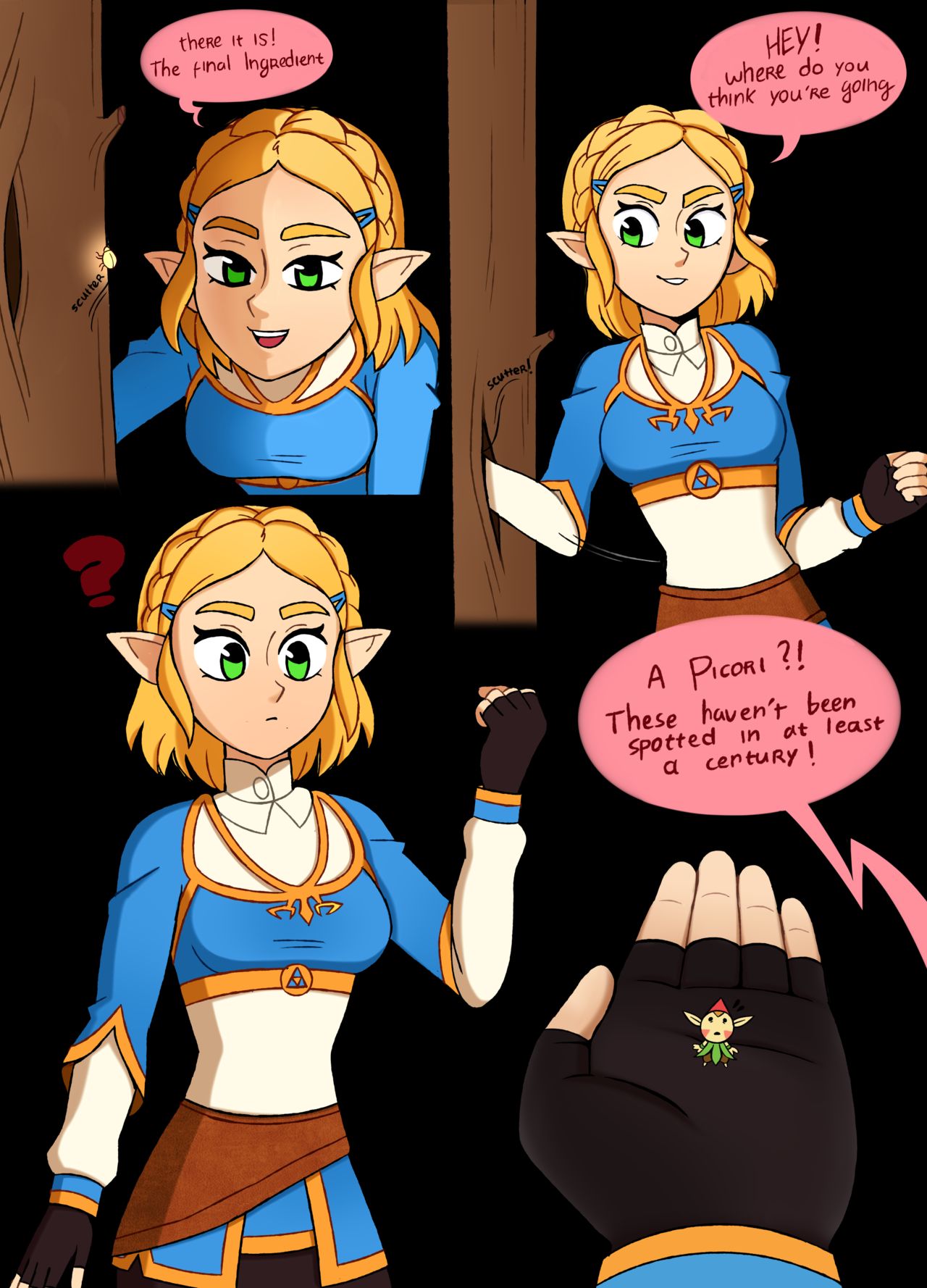 A Minor Side Quest – Giantess Zelda – Punishedmosquito [photo 1] - MangaPorn