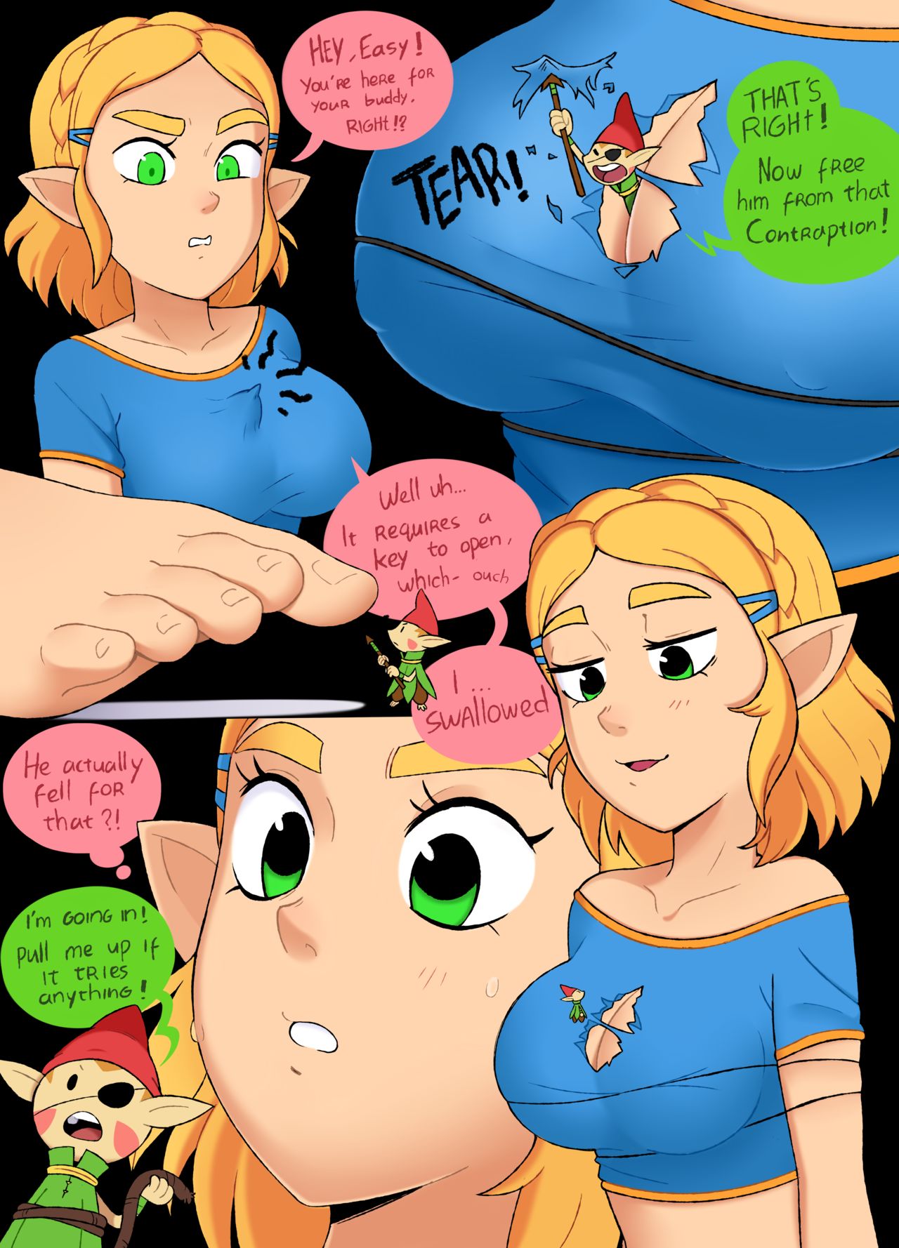 A Minor Side Quest – Giantess Zelda – Punishedmosquito [photo 11] - MangaPorn