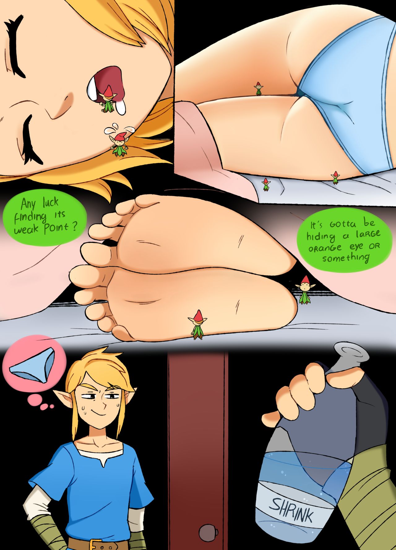 A Minor Side Quest – Giantess Zelda – Punishedmosquito [photo 3] - MangaPorn