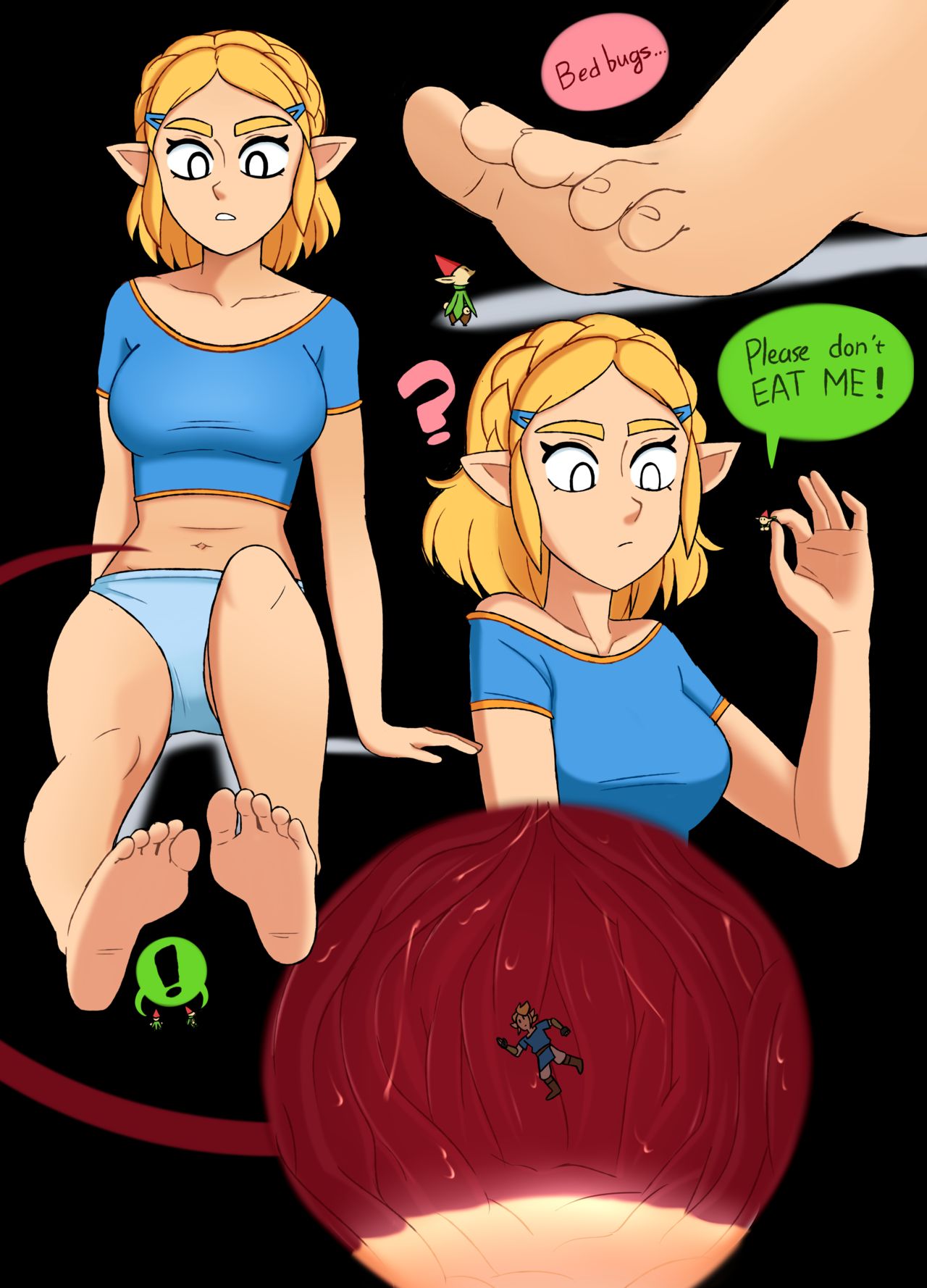 A Minor Side Quest – Giantess Zelda – Punishedmosquito [photo 6] - MangaPorn