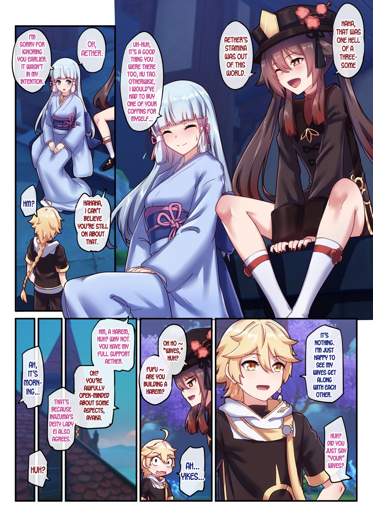 The Traveler’s Wives Hu Tao & Kamisato Ayaka – Longow Flintlock [photo 16] - MangaPorn