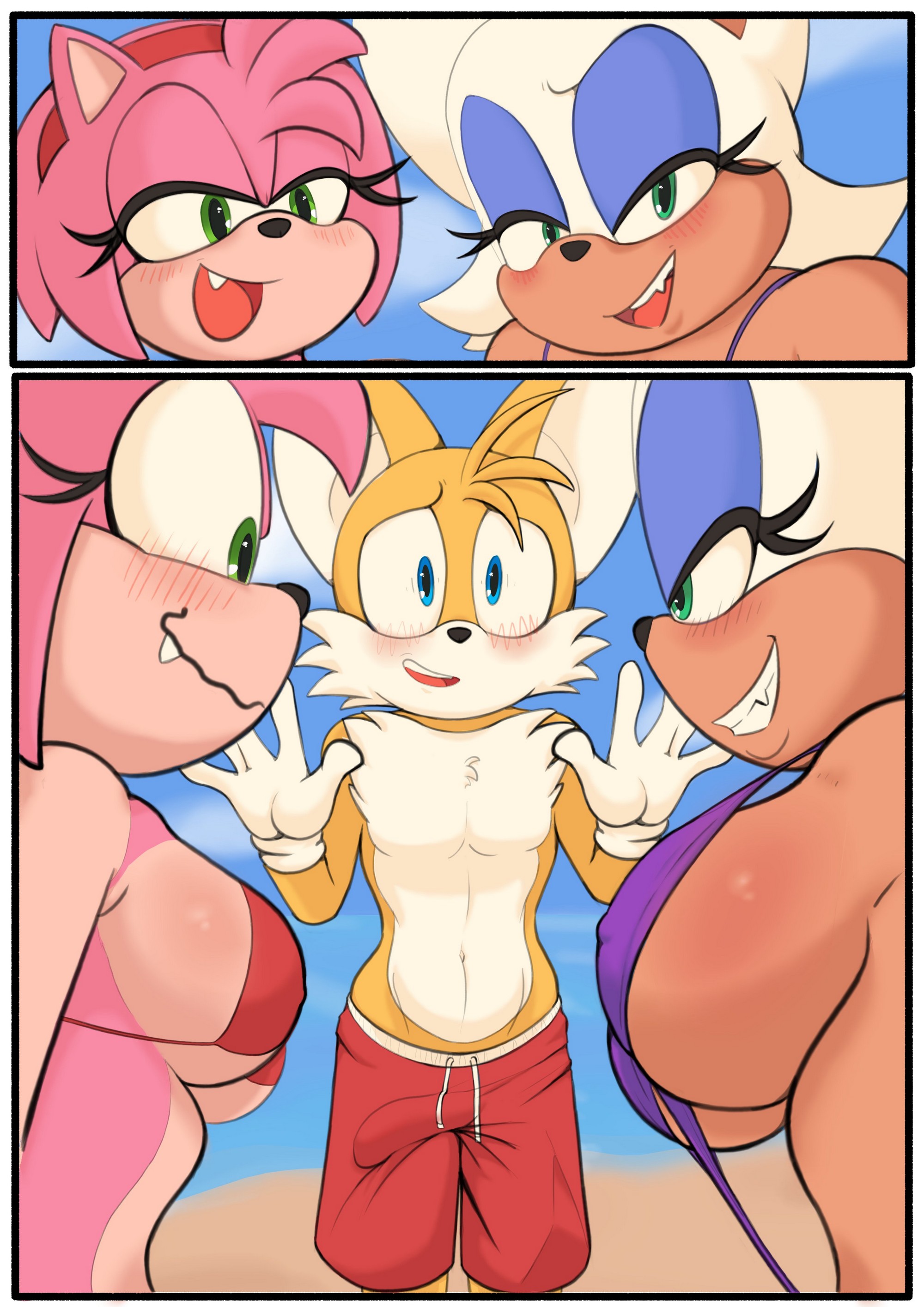 Tails at the Beach – Pinkfalcon [photo 2] - MangaPorn