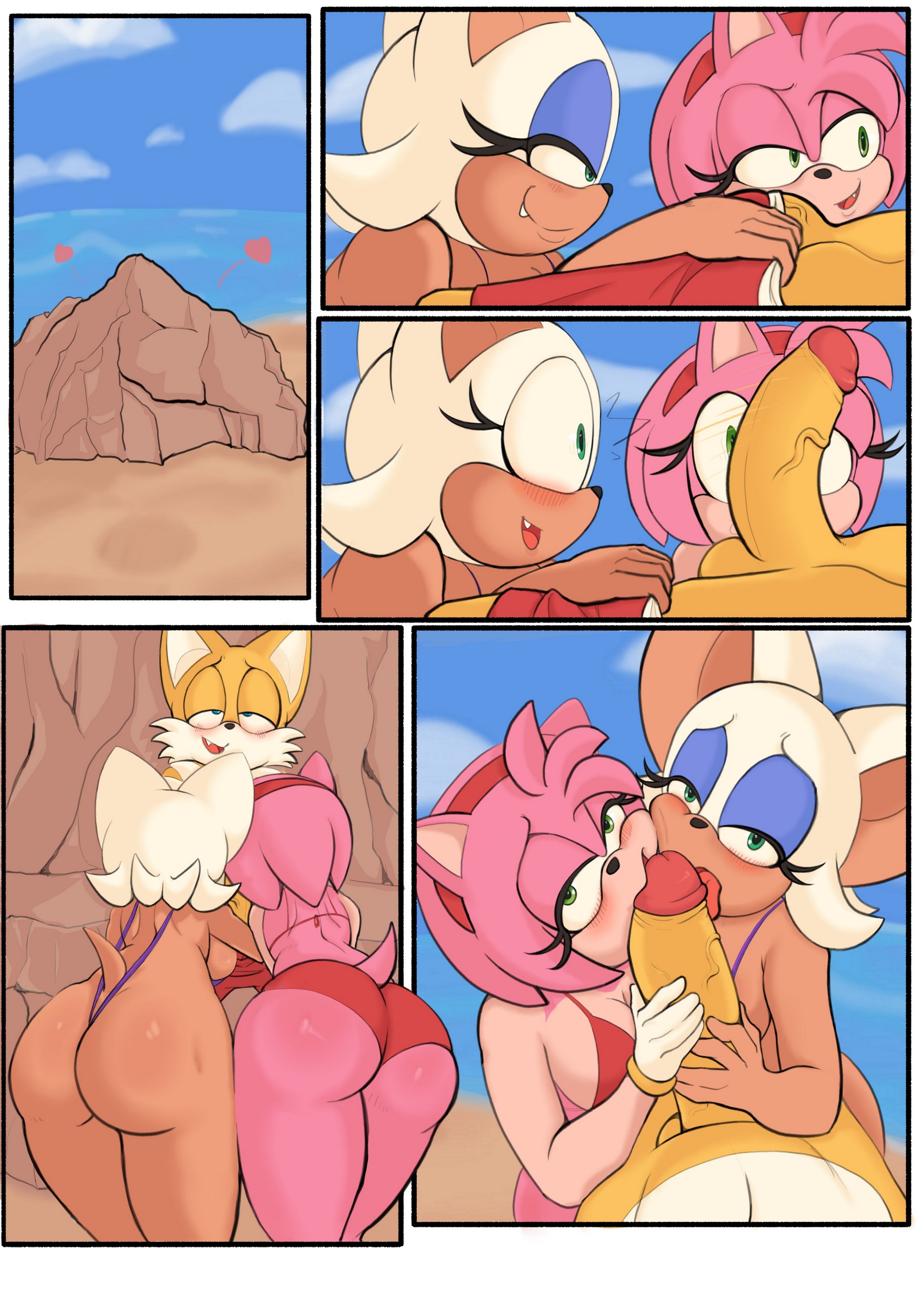 Tails at the Beach – Pinkfalcon [photo 3] - MangaPorn
