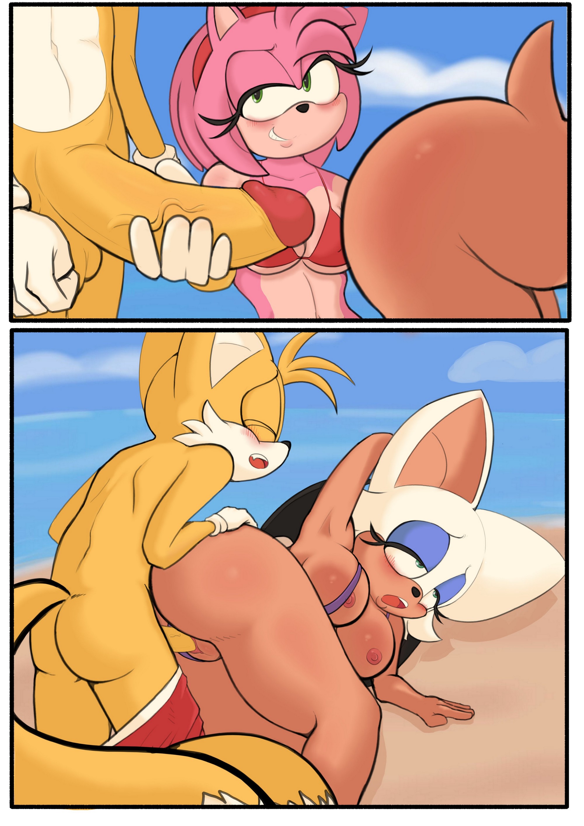 Tails at the Beach – Pinkfalcon [photo 4] - MangaPorn
