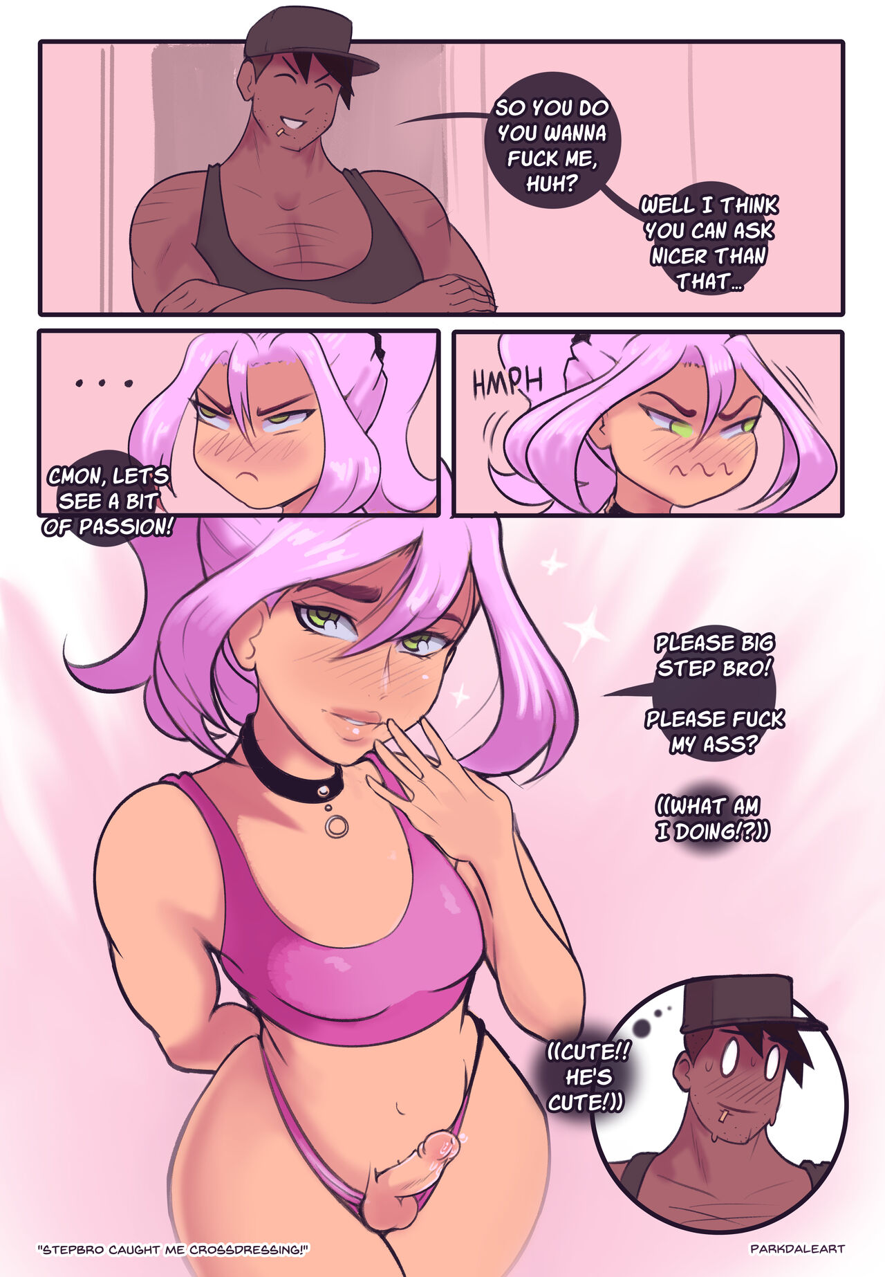 Stepbro Caught Me Crossdressing! – ParkdaleArt [photo 15] - MangaPorn