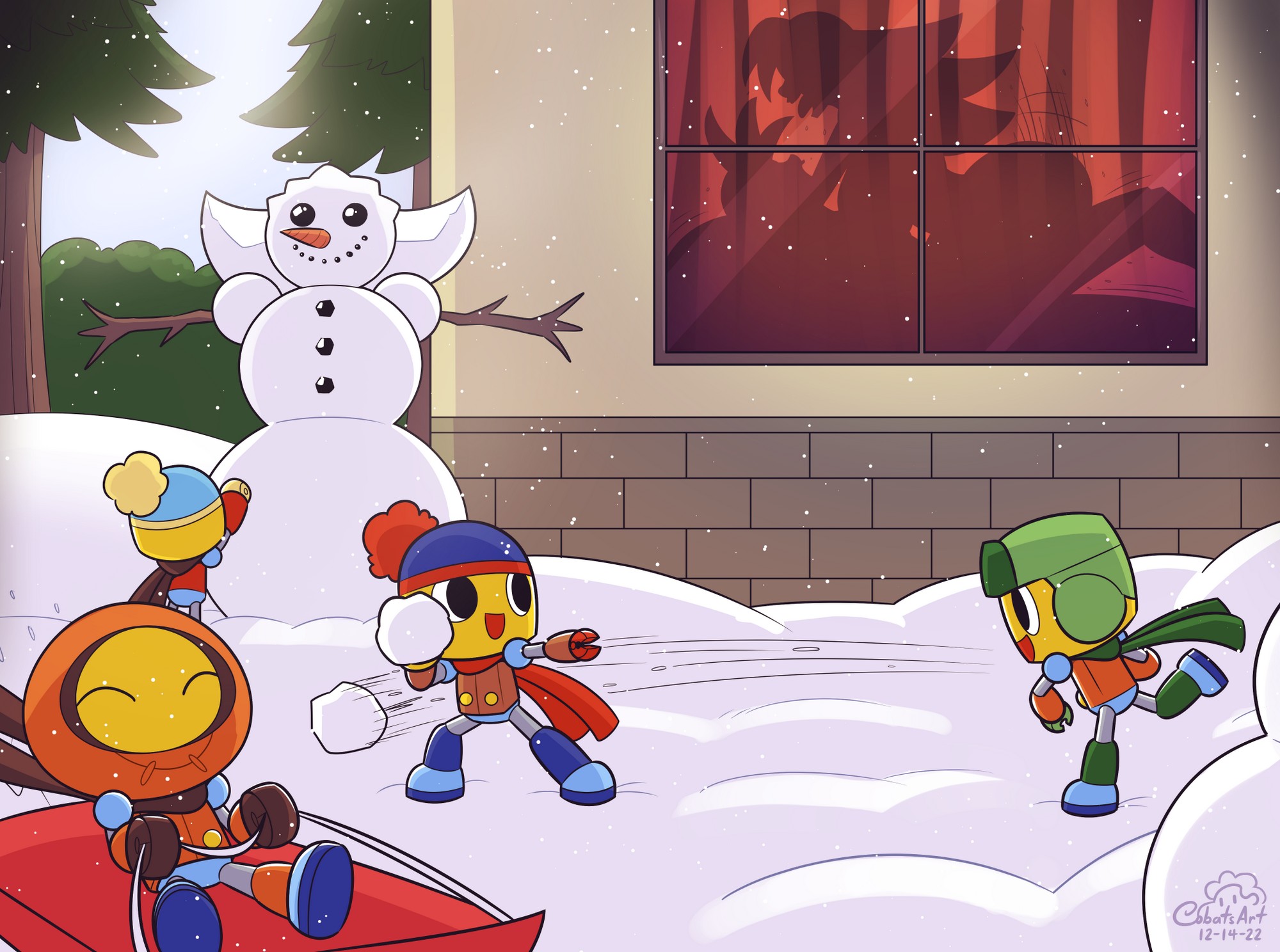 Tron x Megaman Happy Holiday – Cobatsart [photo 3] - MangaPorn