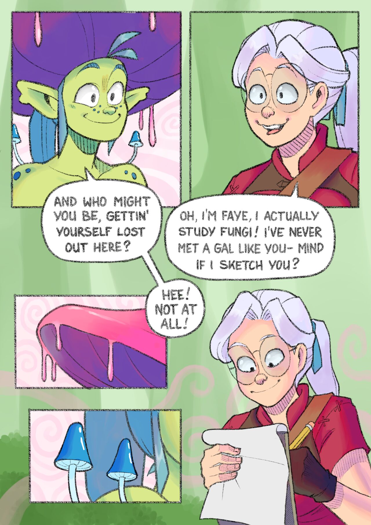 Mushroom Girl Hypno Comic – Shozayah [photo 4] - MangaPorn