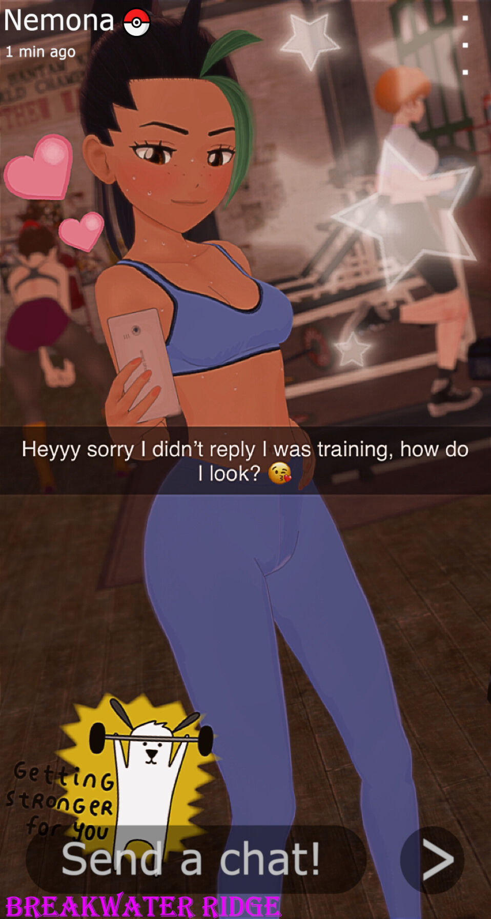 After training with Nemona – Breakwater Ridge [photo 2] - MangaPorn