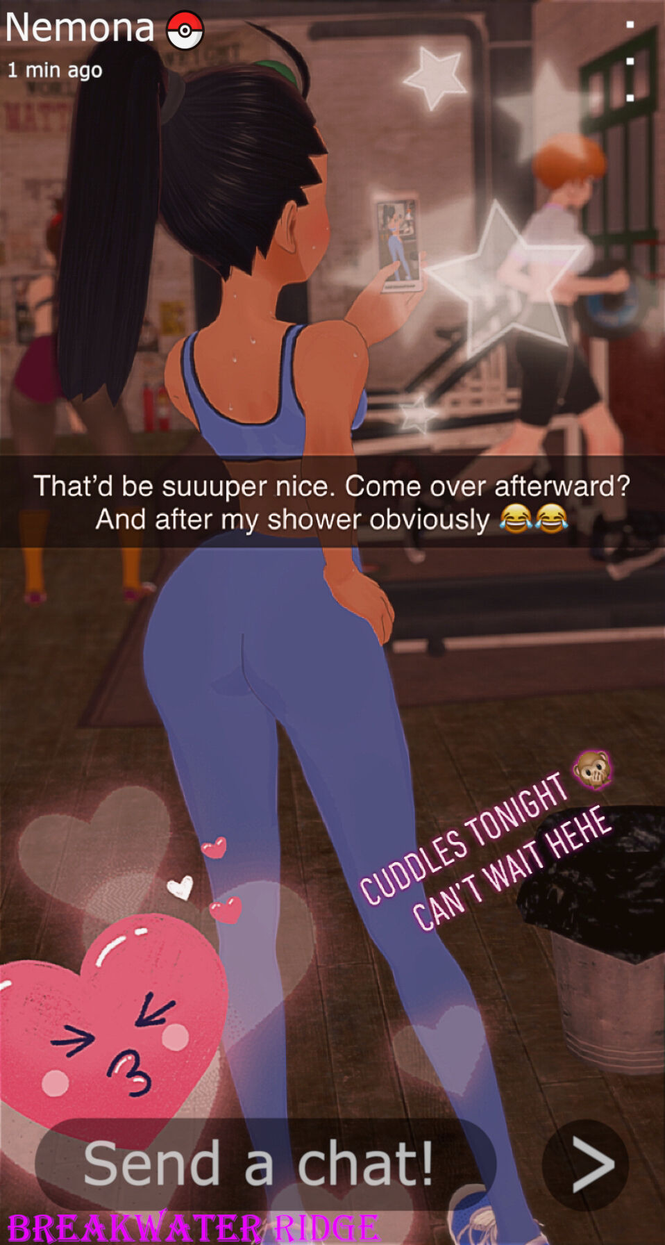 After training with Nemona – Breakwater Ridge [photo 3] - MangaPorn