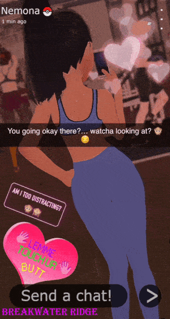 After training with Nemona – Breakwater Ridge [photo 4] - MangaPorn