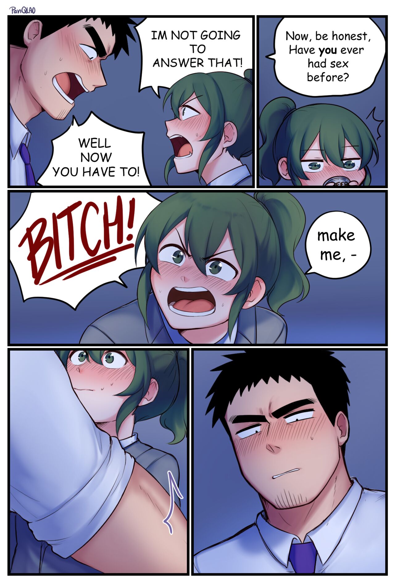 Night at the Office – PanQLAO [photo 4] - MangaPorn