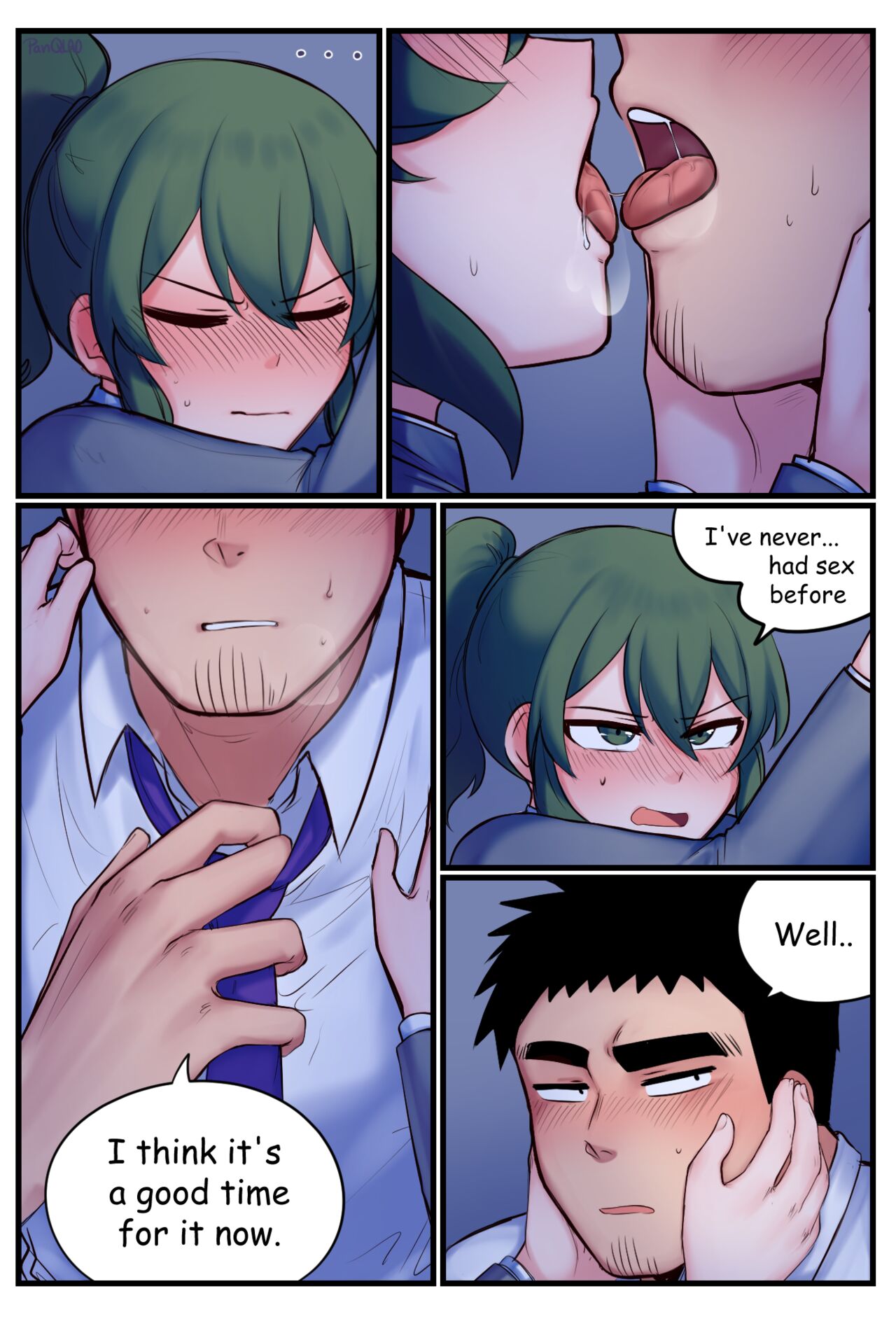 Night at the Office – PanQLAO [photo 7] - MangaPorn