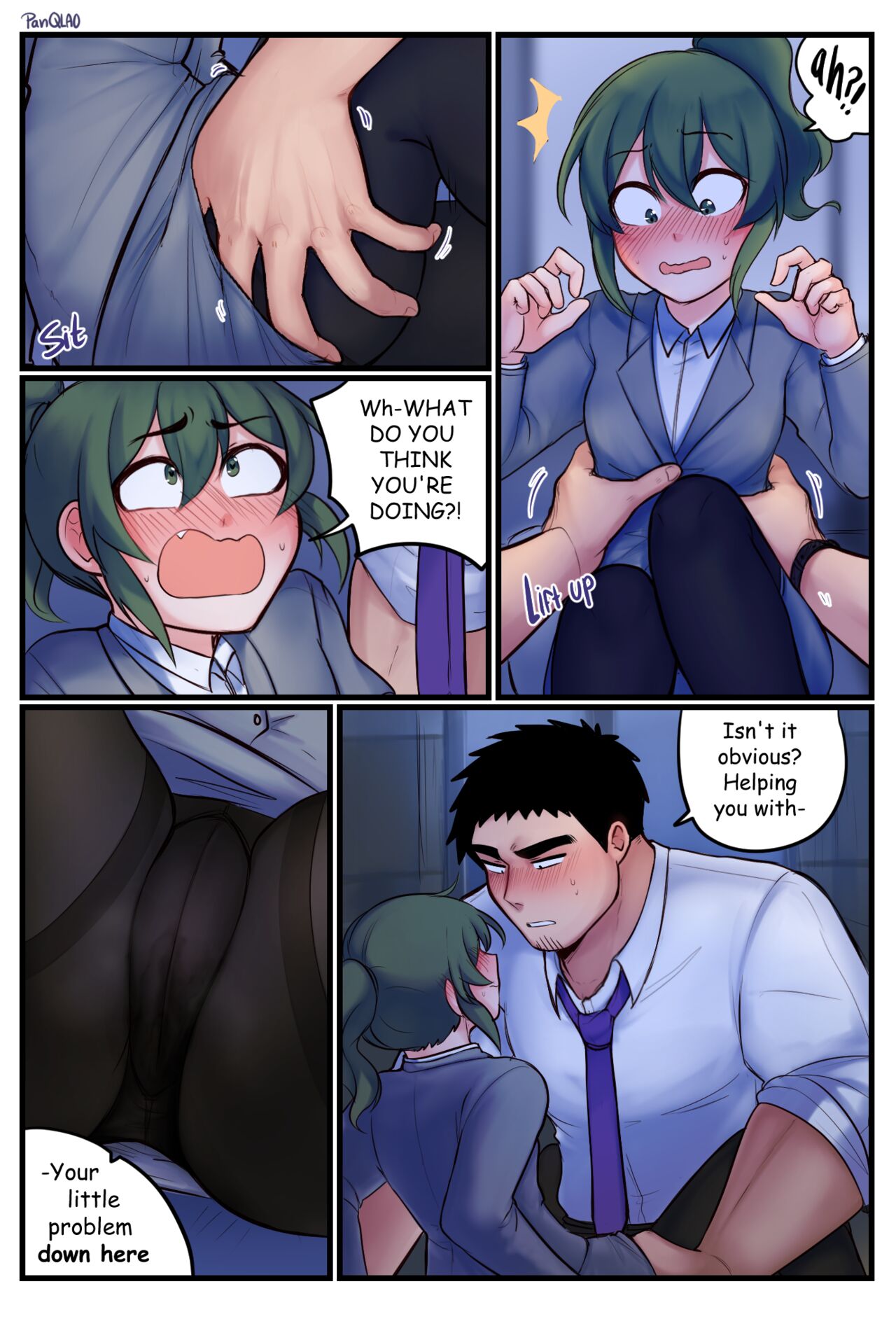 Night at the Office – PanQLAO [photo 8] - MangaPorn