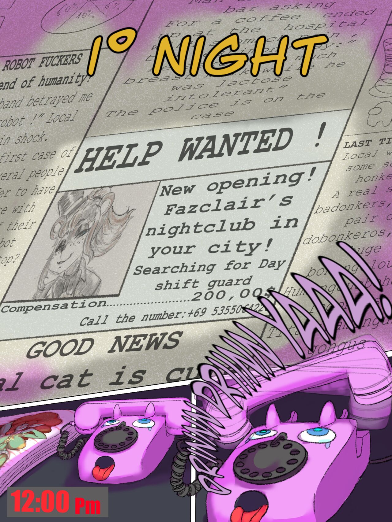 Five night at Fazclair’s – Gryvvath [photo 2] - MangaPorn