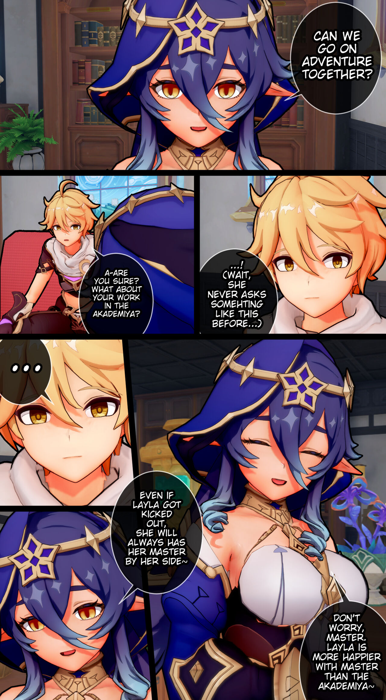 Layla’s Late Night Training Session – Genshin Impact [photo 23] - MangaPorn