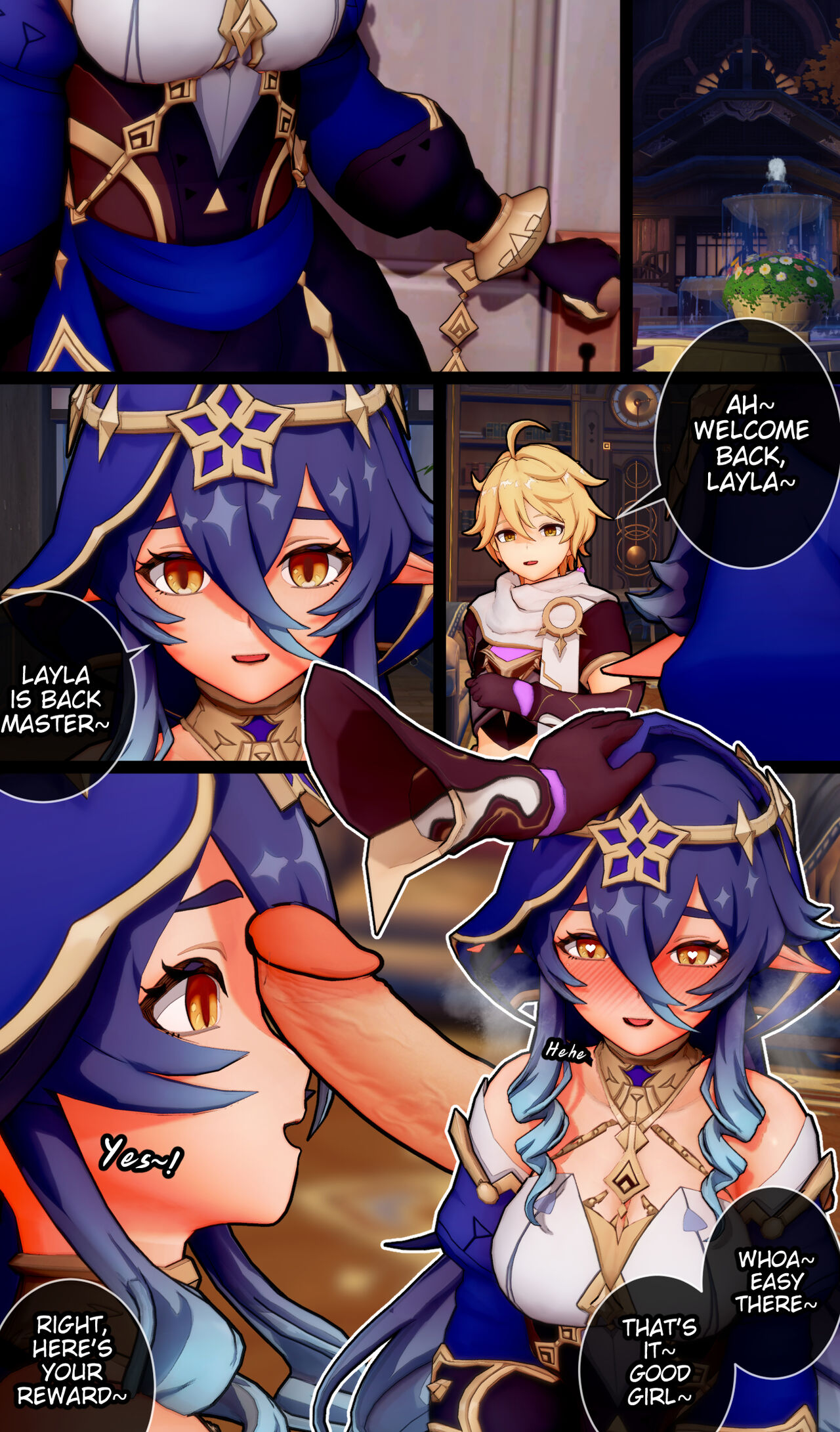 Layla’s Late Night Training Session – Genshin Impact [photo 3] - MangaPorn