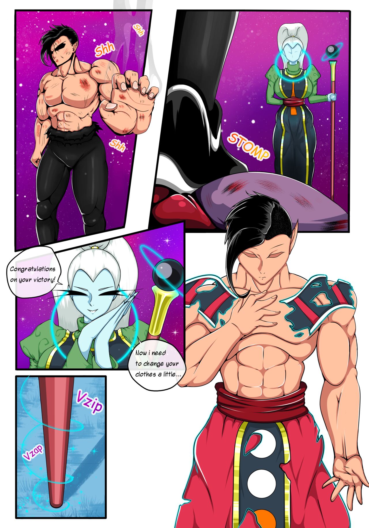 Special training for the new god of destruction – Kari Kani [photo 3] - MangaPorn