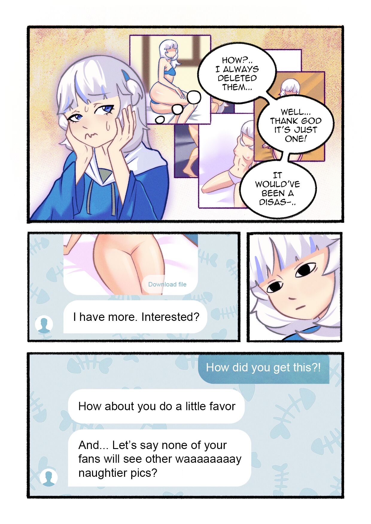 Gawr Gura Stream Routine – Young & Naughty [photo 8] - MangaPorn