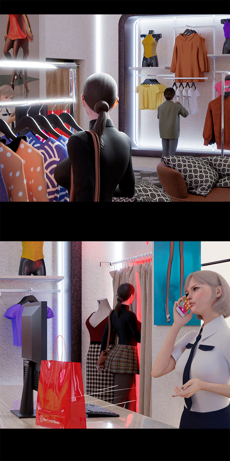 My Neighbor’s Widow 5 – RoseBlue3D [photo 85] - MangaPorn