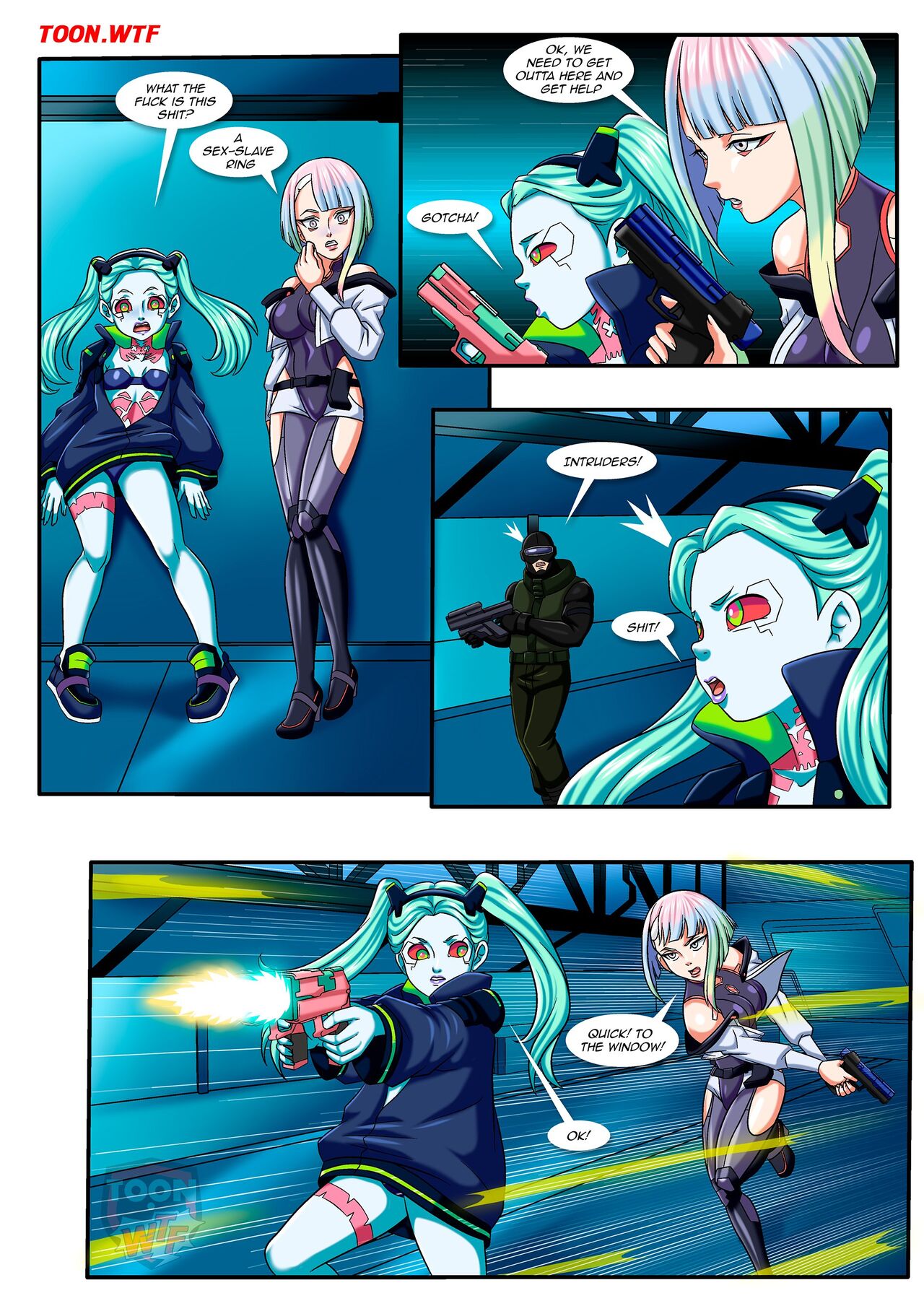 Cyberslaves 2077 Edgerunners – Palcomix [photo 4] - MangaPorn