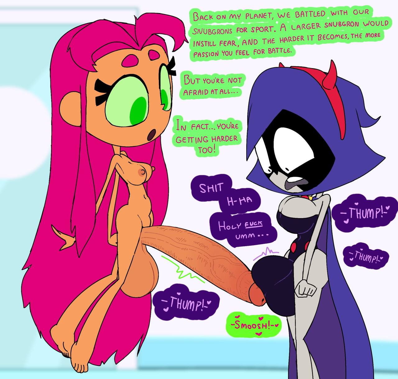 Starfire & Raven – Googabutt [photo 2] - MangaPorn