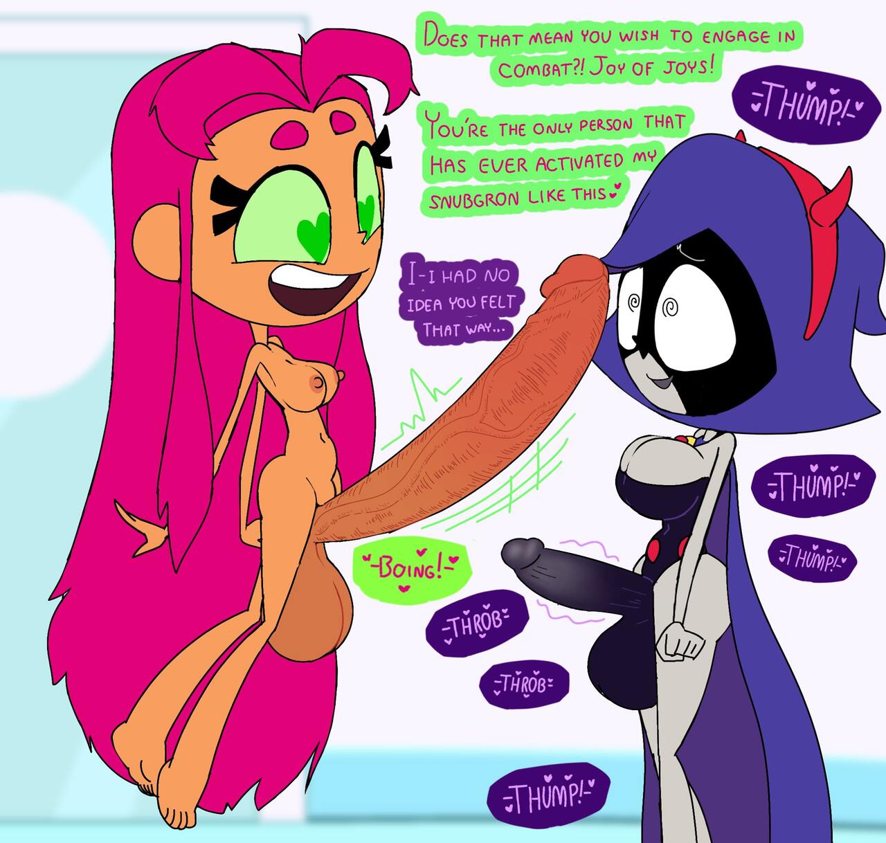 Starfire & Raven – Googabutt [photo 3] - MangaPorn