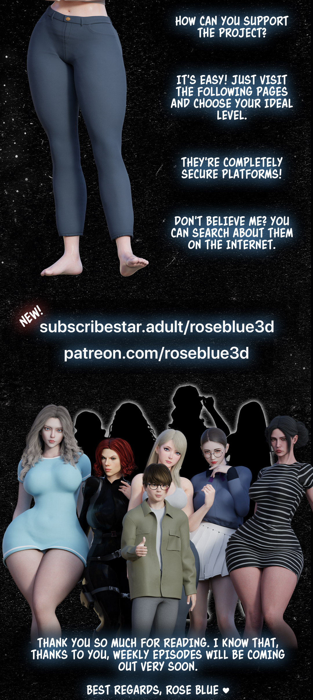 My Neighbor’s Widow 6 – RoseBlue3D [photo 91] - MangaPorn