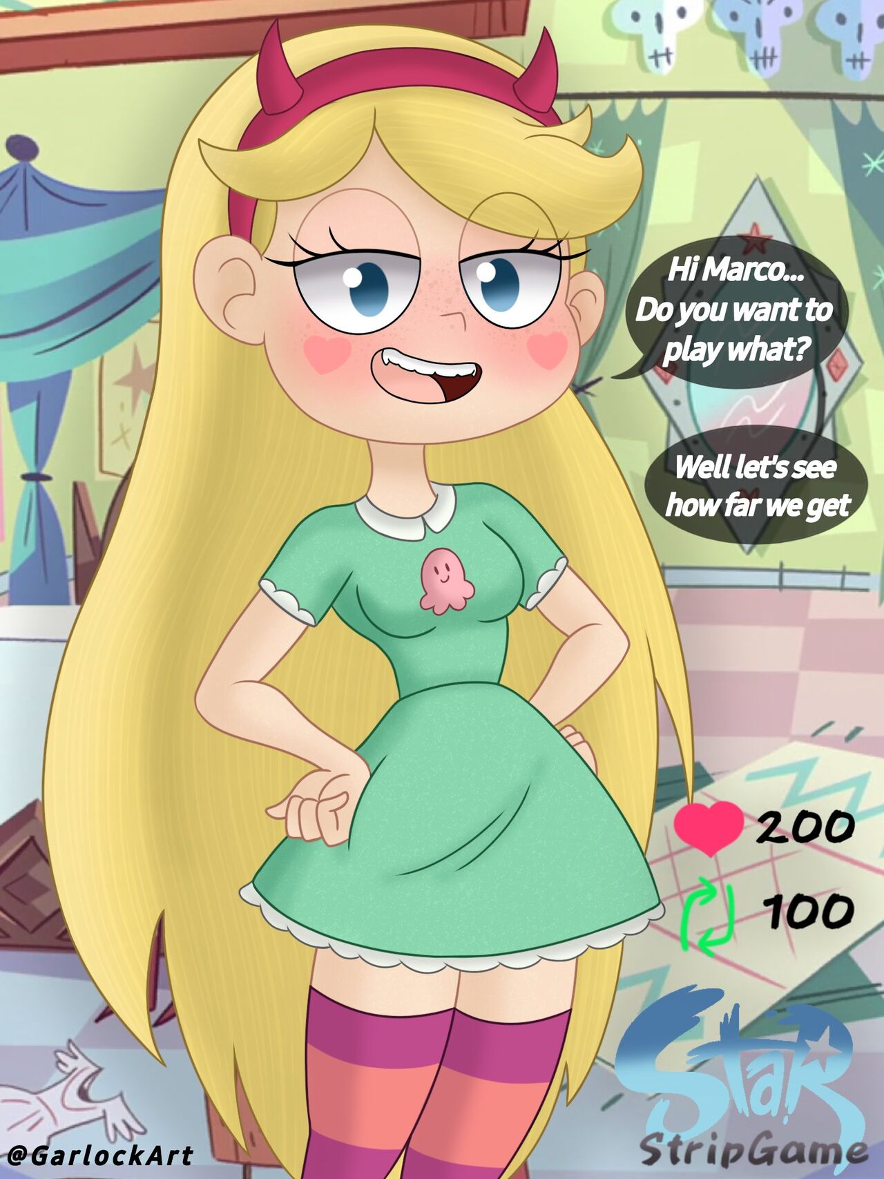 Star Butterfly Stripgame – GarlockArt [photo 1] - MangaPorn
