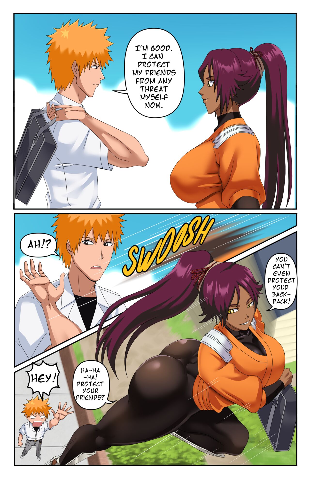 Yoruichi Comic – Pink Pawg [photo 2] - MangaPorn