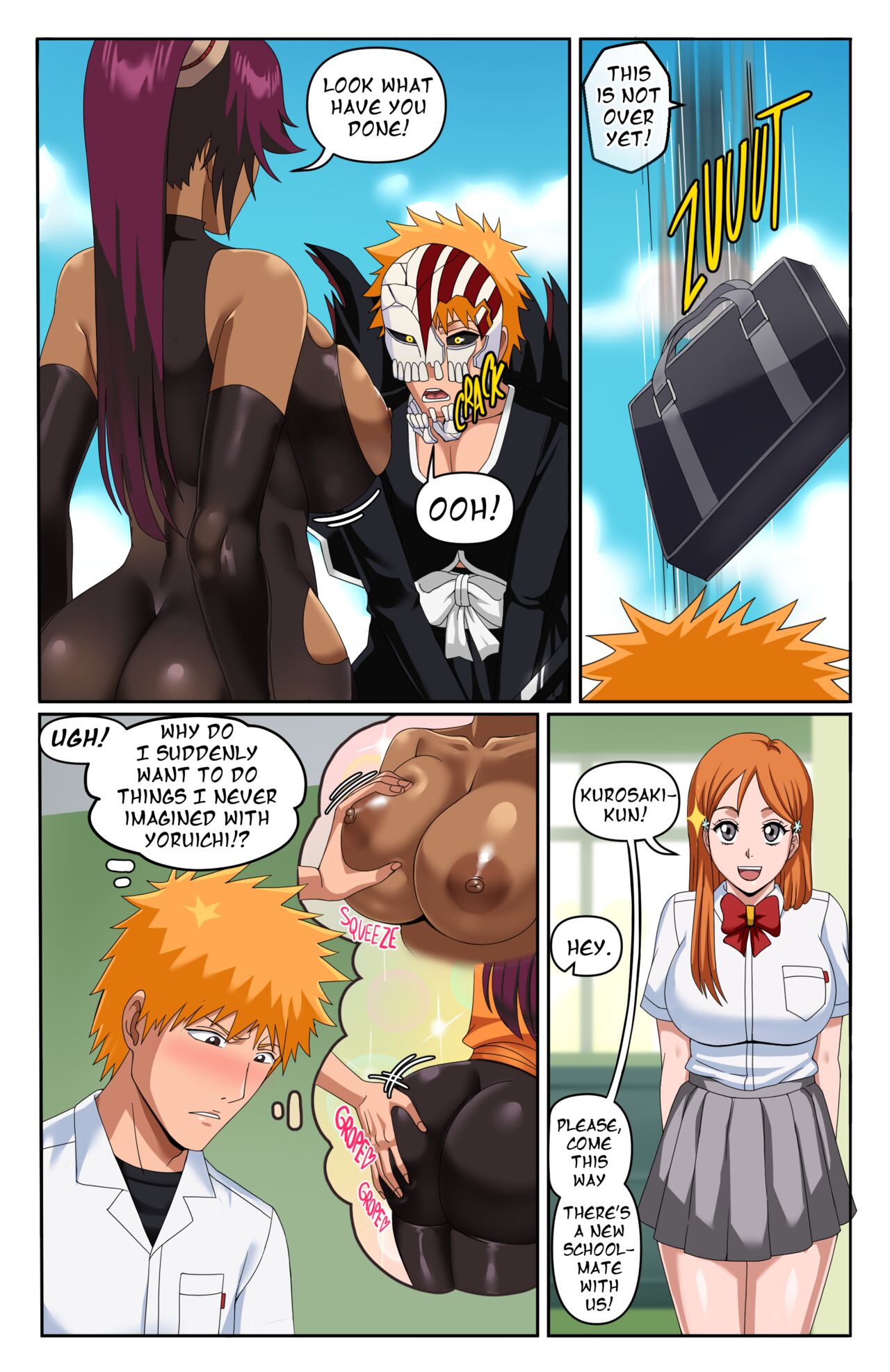 Yoruichi Comic – Pink Pawg [photo 4] - MangaPorn