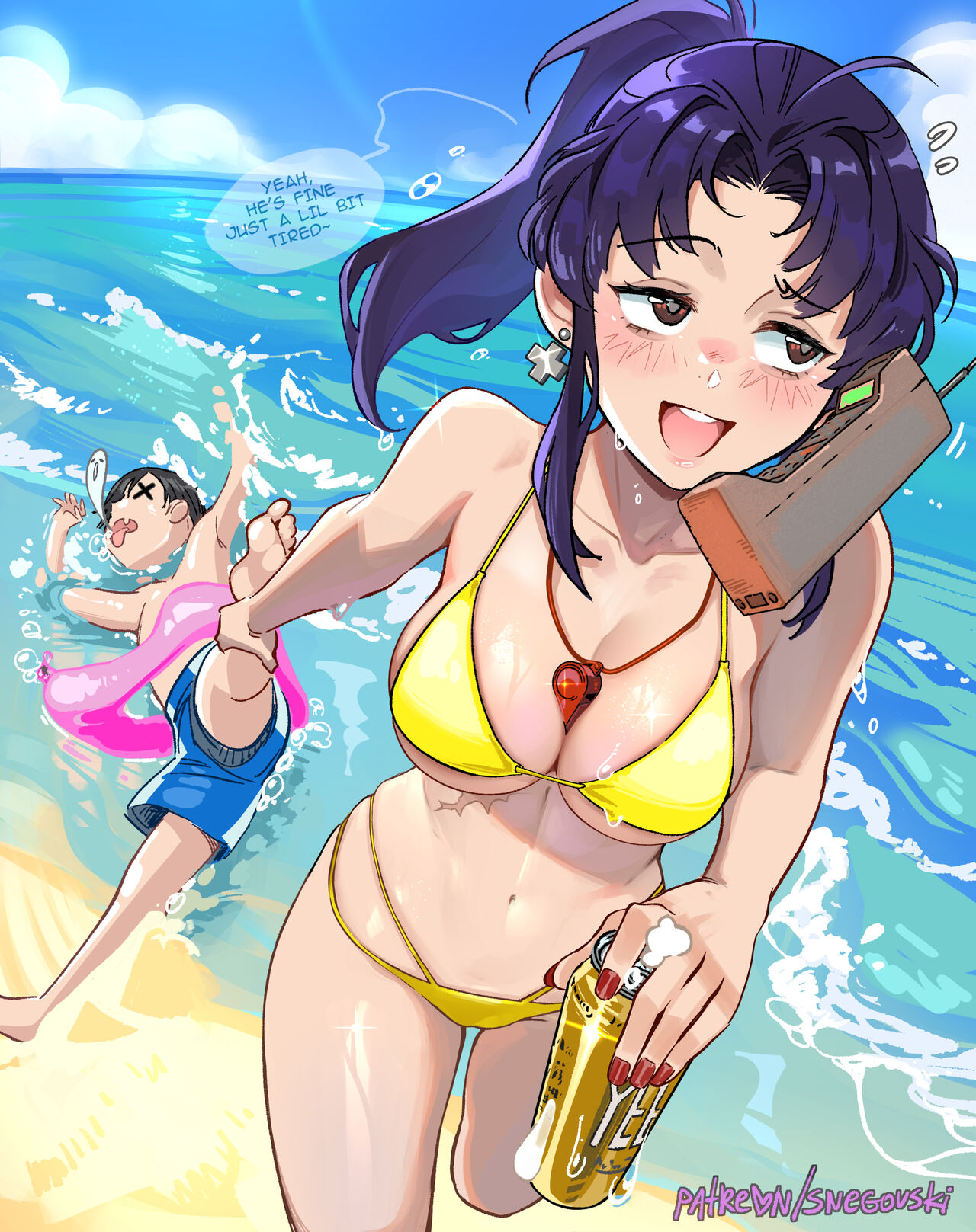 Misato’s Phone – Snegovski [photo 5] - MangaPorn