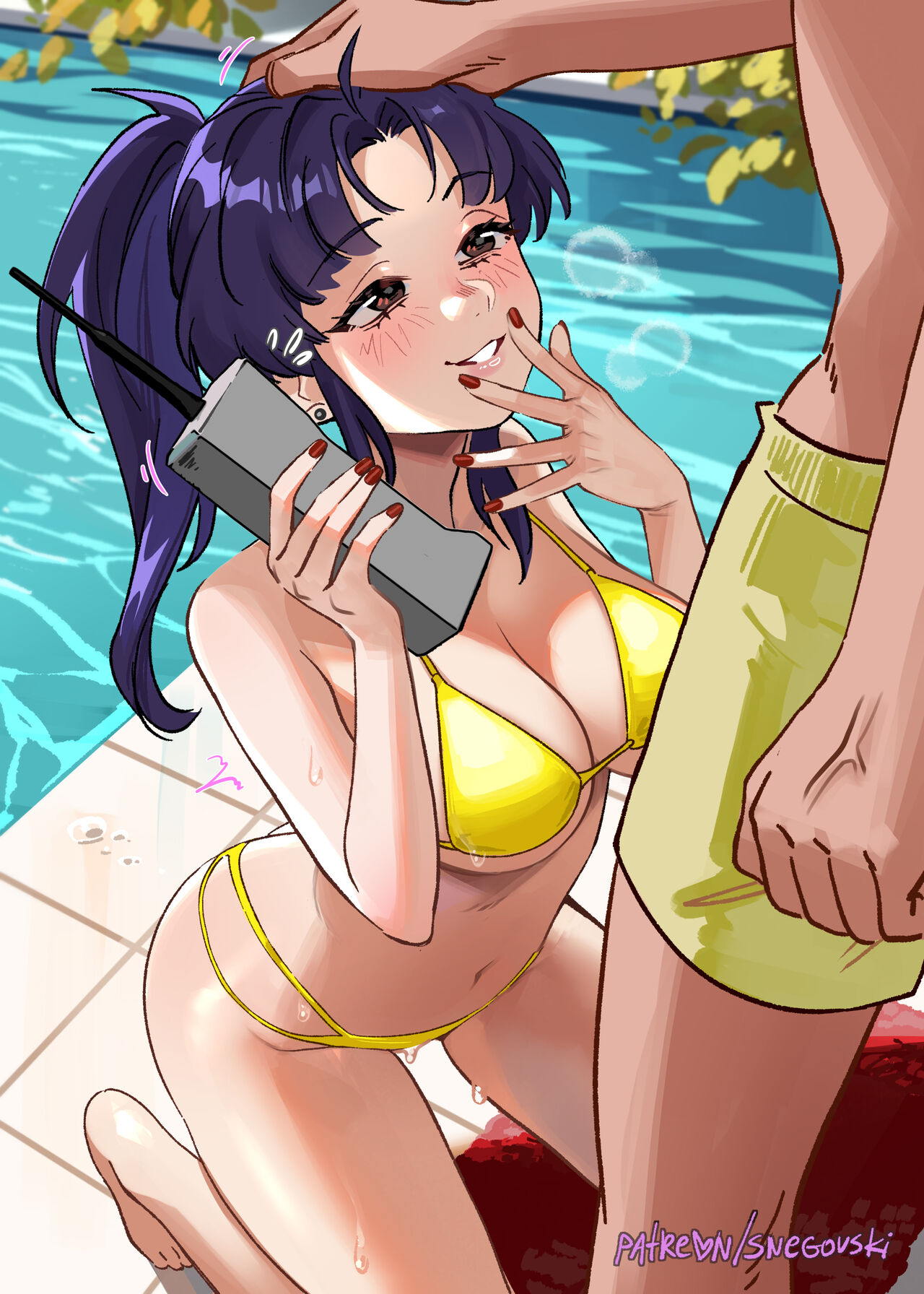 Misato’s Phone – Snegovski [photo 6] - MangaPorn