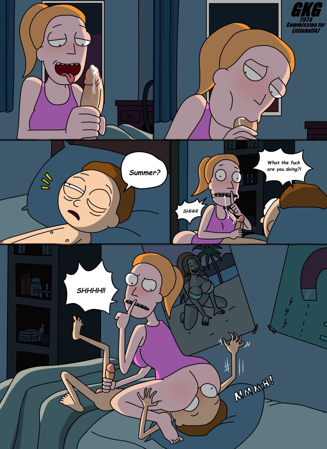 Sneaking into Morty’s room at night – GKG [photo 2] - MangaPorn