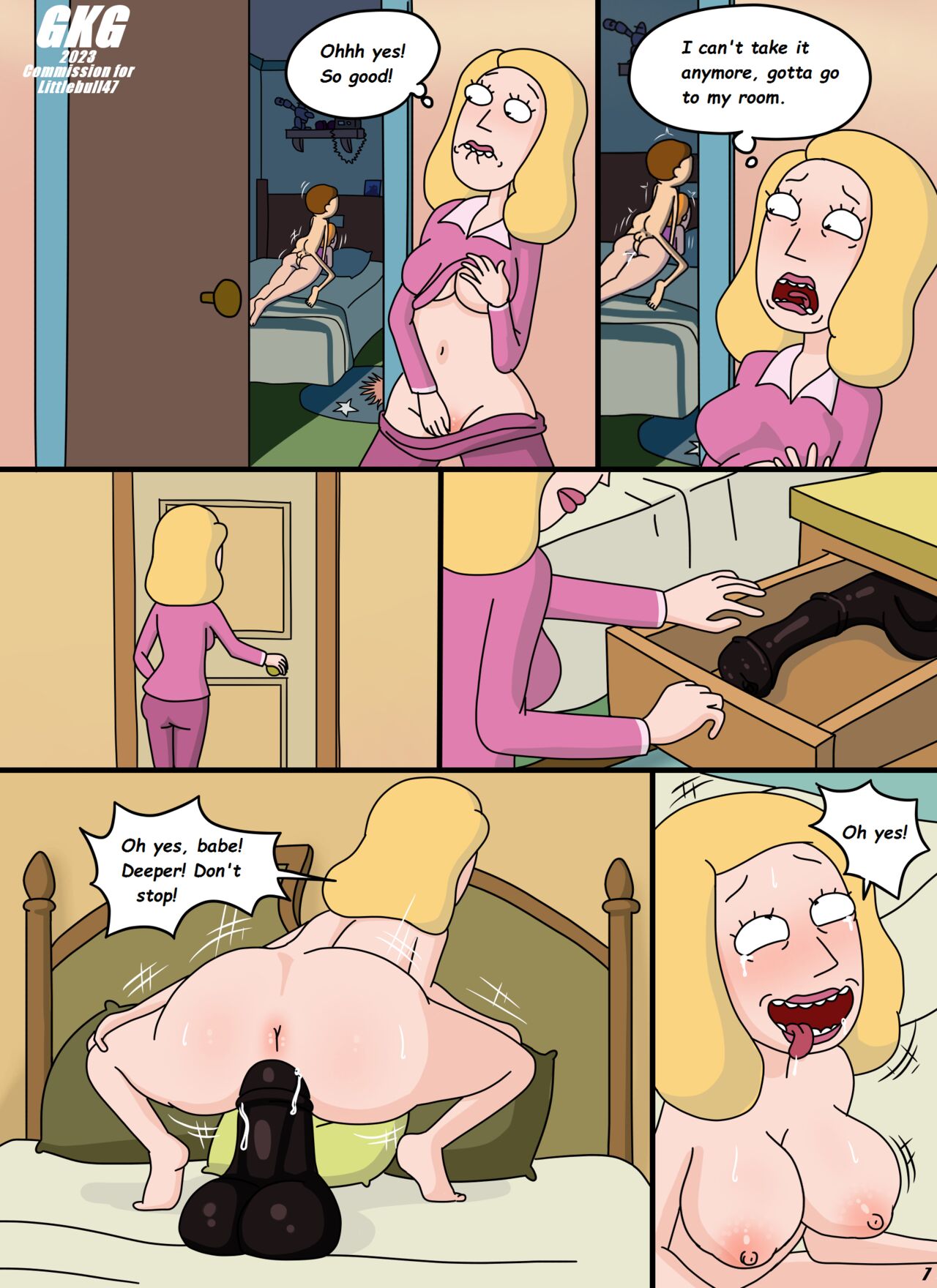 Sneaking into Morty’s room at night – GKG [photo 7] - MangaPorn
