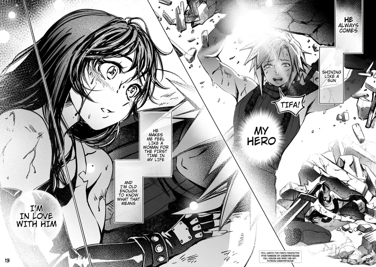 Tifa x Aerith: Five Point Perspective – CherryInTheSun [photo 11] - MangaPorn