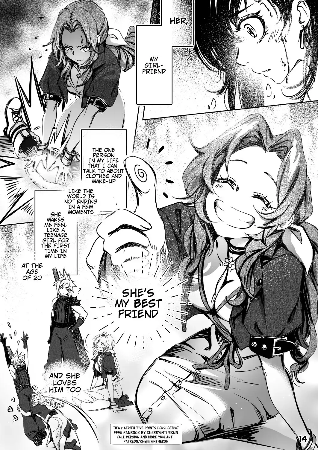 Tifa x Aerith: Five Point Perspective – CherryInTheSun [photo 12] - MangaPorn