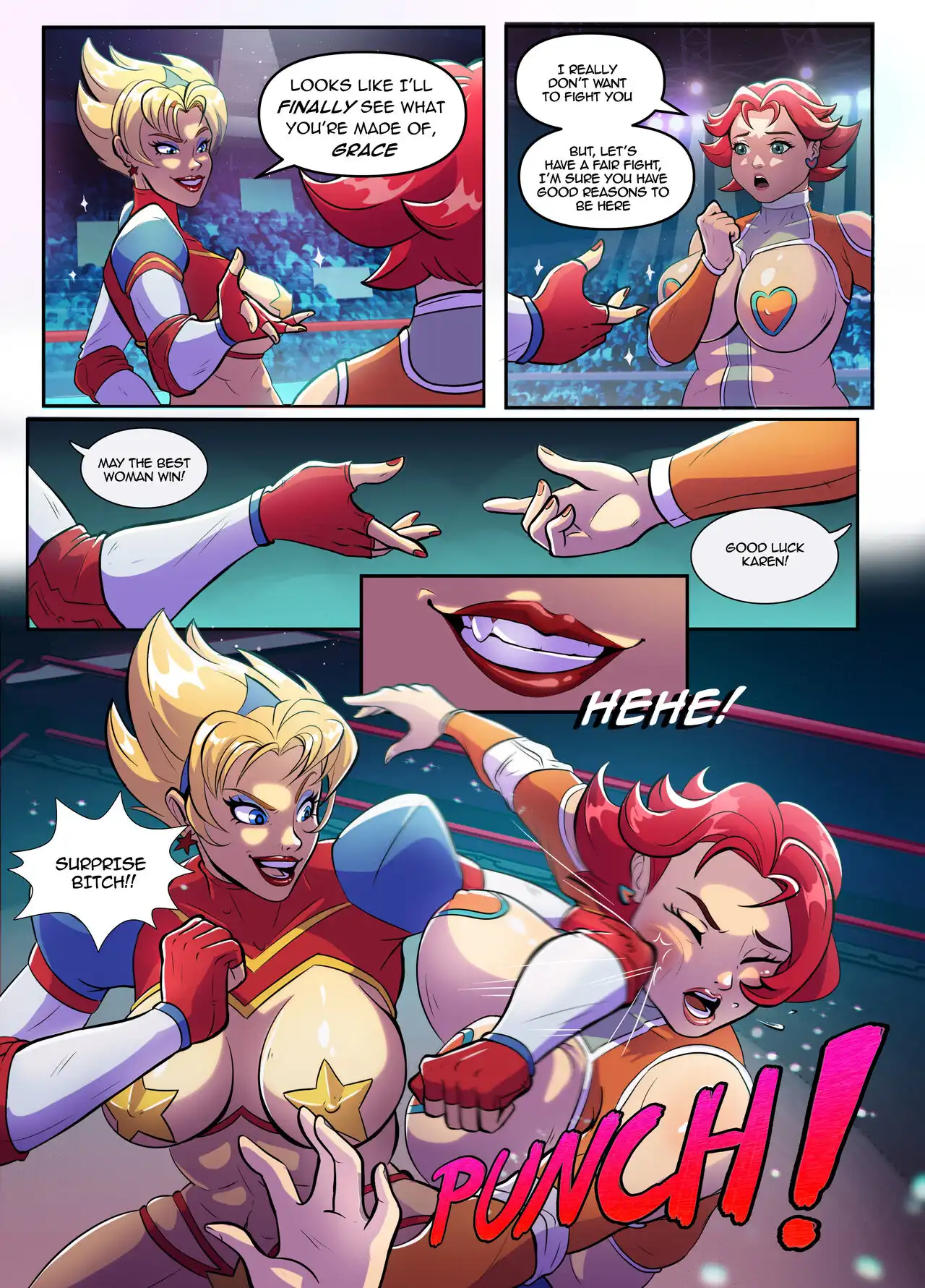 Battle Maidens Karen vs Grace – Crisisbeat [photo 2] - MangaPorn