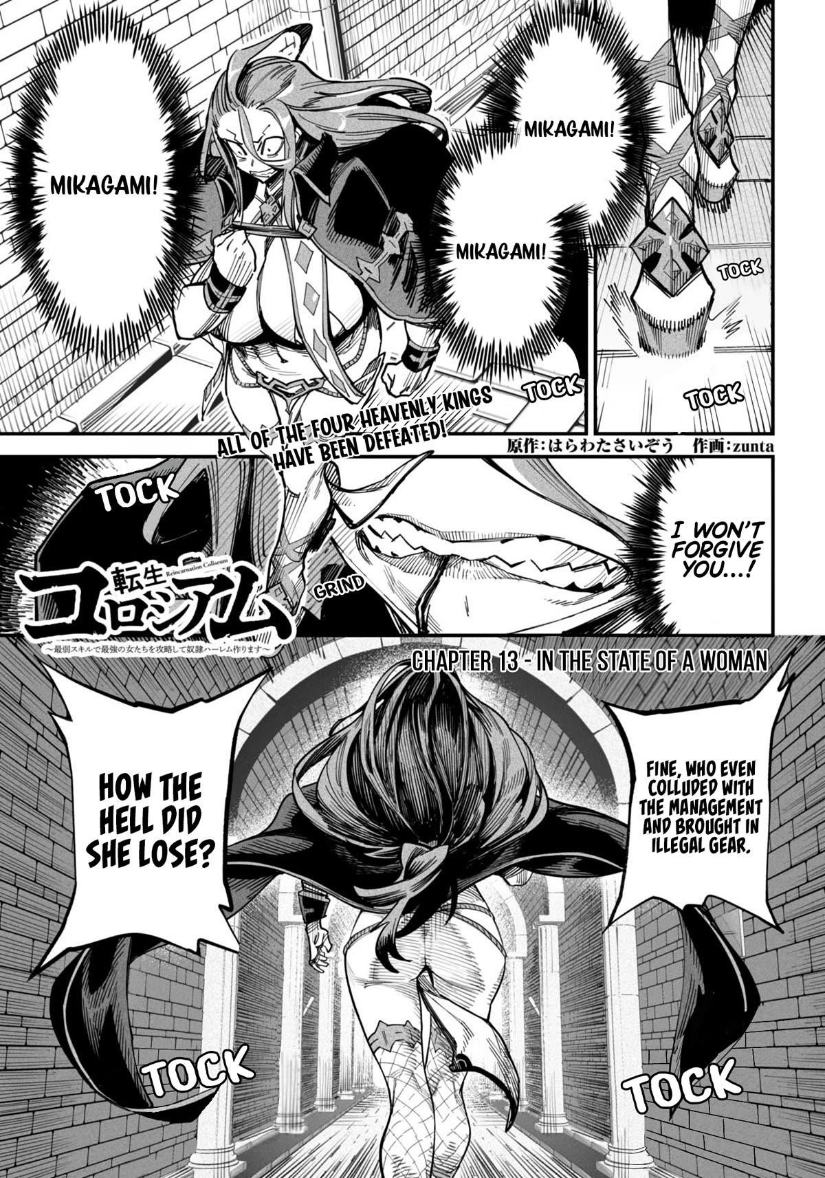 Reincarnation Colosseum – Using The Weakest Skills In Order To Defeat The Strongest Women And Create A Slave Harem - Chapter 13 [photo 1] - MangaPorn