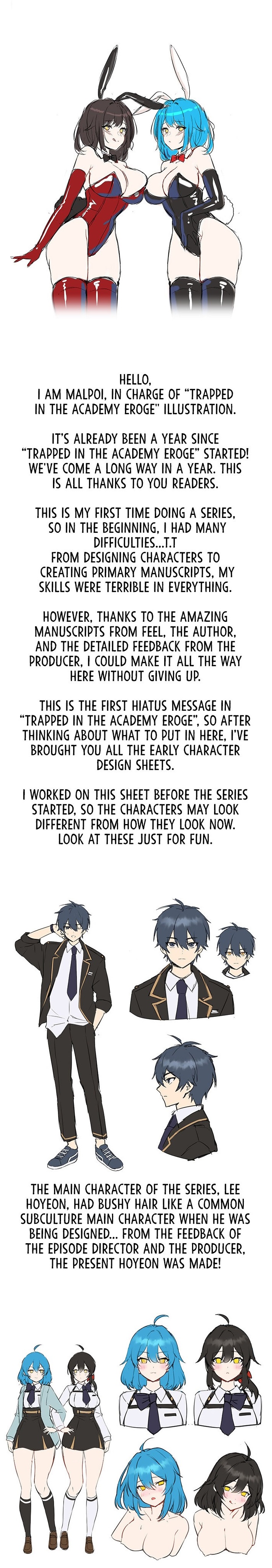 Trapped in the Academy’s Eroge - Chapter 52.5 [photo 1] - MangaPorn