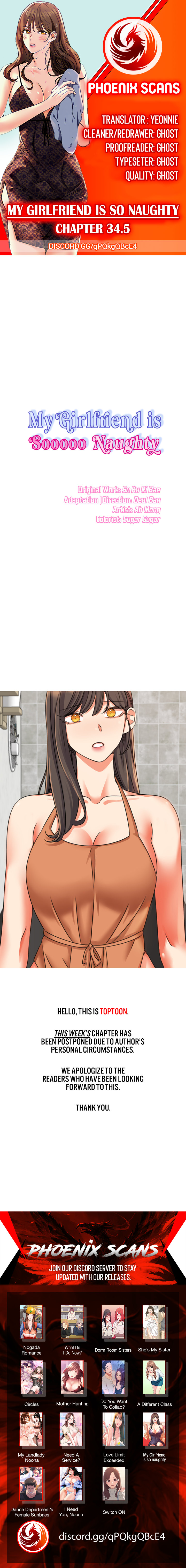 My girlfriend is so naughty - Chapter 34.5 [photo 1] - MangaPorn