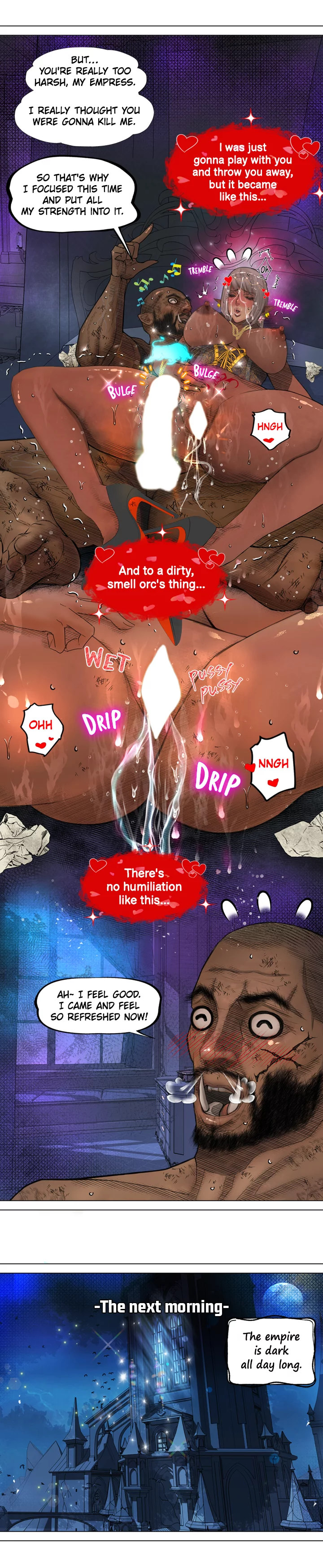 The DARK ELF QUEEN and the SLAVE ORC - Chapter 2 [photo 12] - MangaPorn