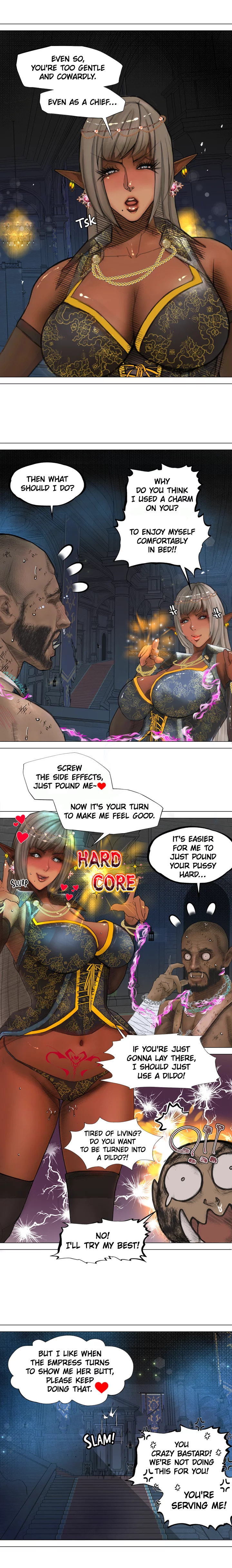 The DARK ELF QUEEN and the SLAVE ORC - Chapter 4 [photo 15] - MangaPorn