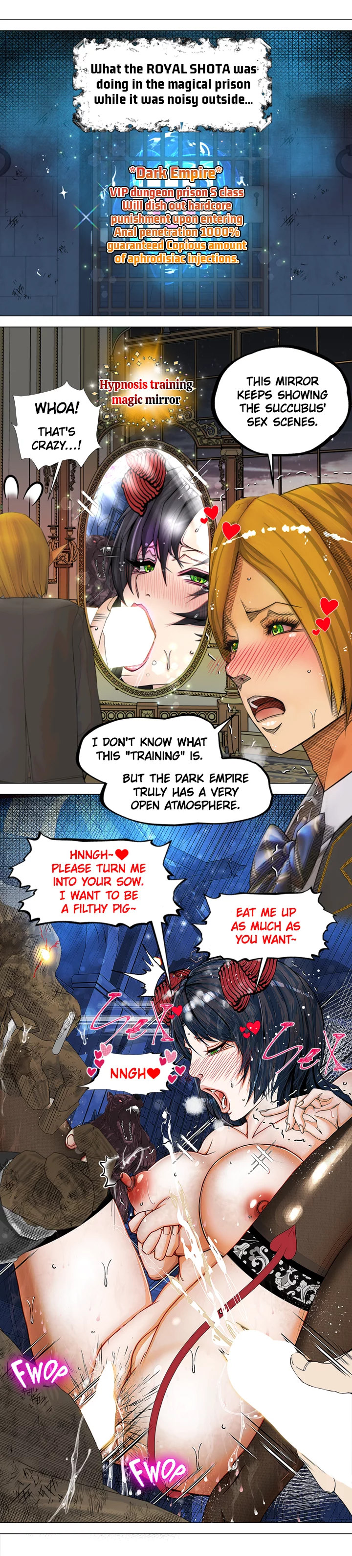 The DARK ELF QUEEN and the SLAVE ORC - Chapter 4 [photo 7] - MangaPorn