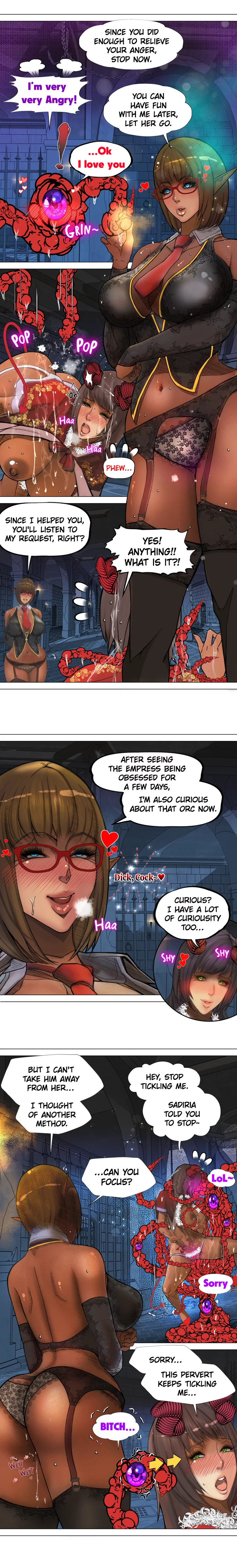 The DARK ELF QUEEN and the SLAVE ORC - Chapter 5 [photo 14] - MangaPorn