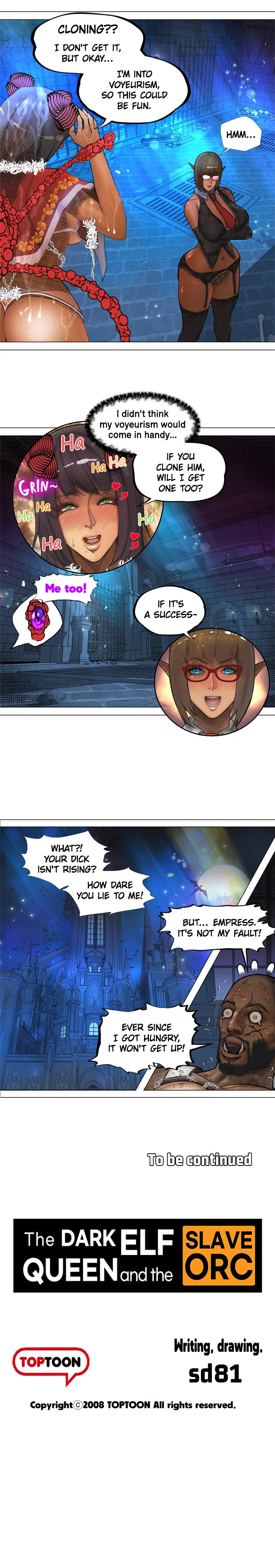 The DARK ELF QUEEN and the SLAVE ORC - Chapter 5 [photo 16] - MangaPorn